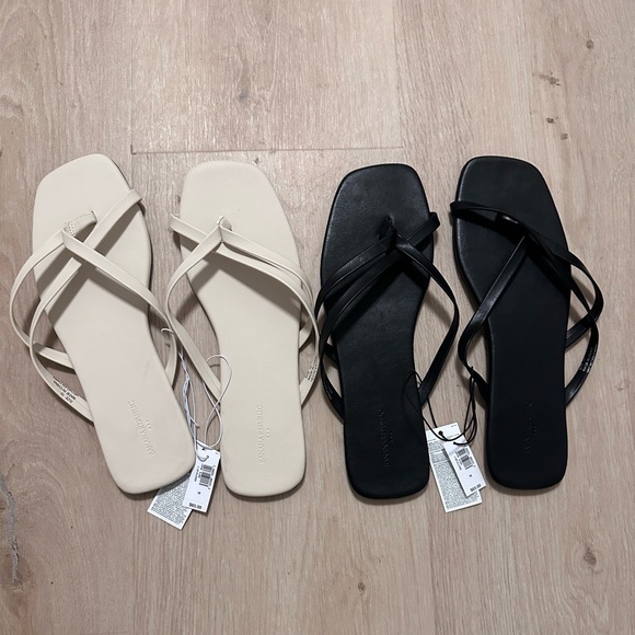 Banana Republic stylish simple sandals - $20 for both - Picture 1 of 3